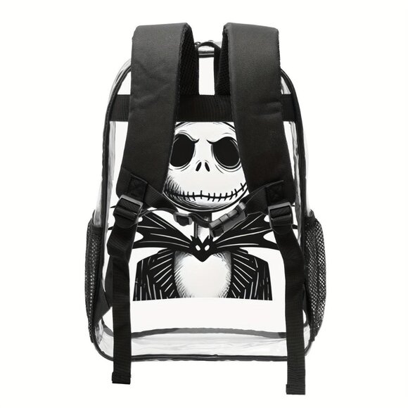 Disney Nightmare Before Christmas Jack Full-Size Transparent Backpack NWT - Picture 4 of 4